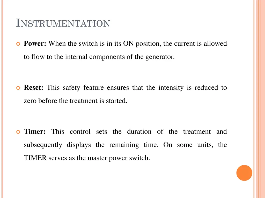 i nstrumentation