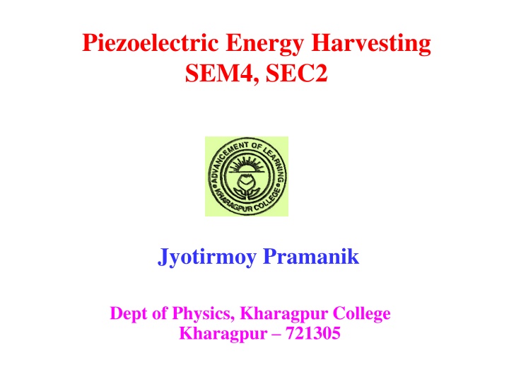 piezoelectric energy harvesting sem4 sec2