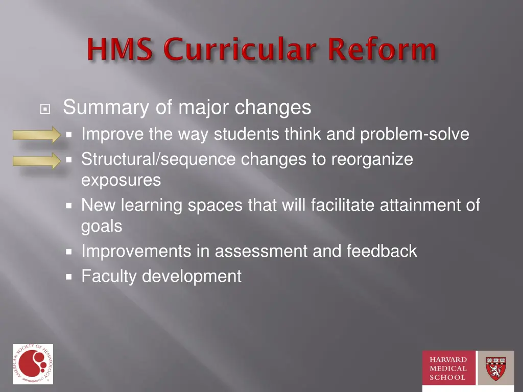 summary of major changes improve the way students