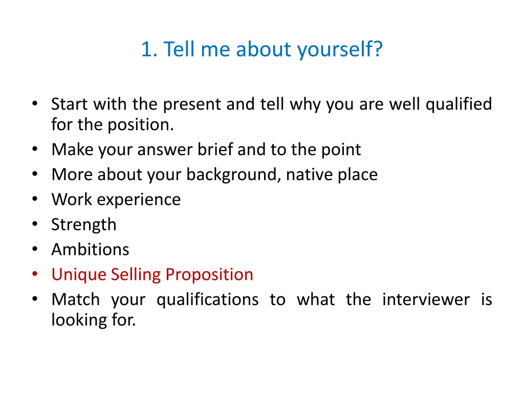 1 tell me about yourself