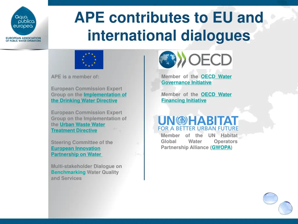 ape contributes to eu and international dialogues