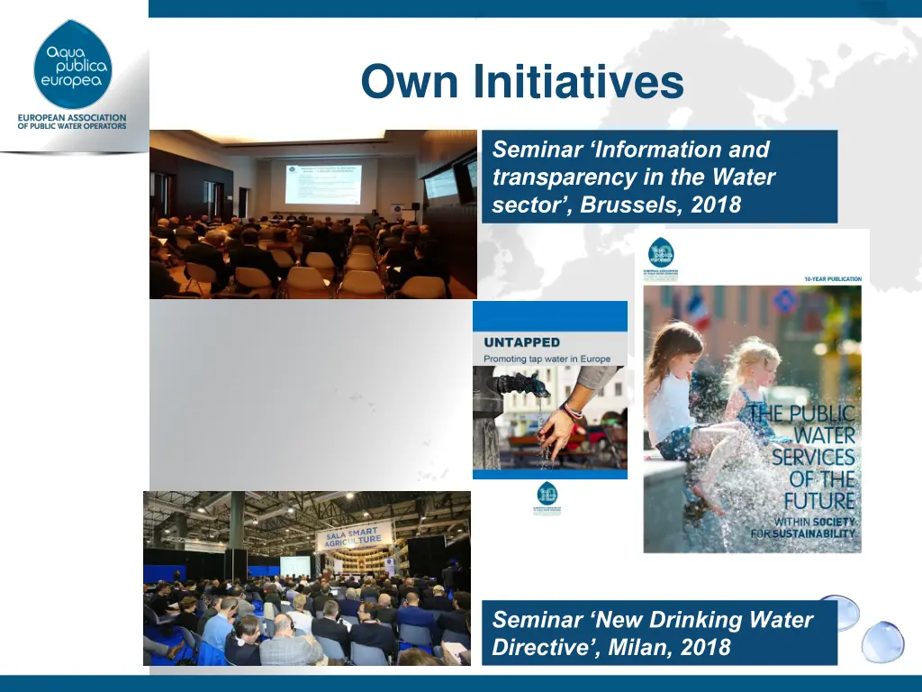 own initiatives