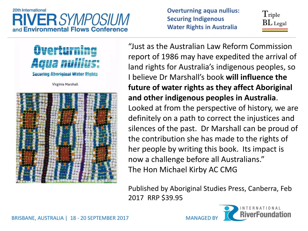 overturning aqua nullius securing indigenous 10
