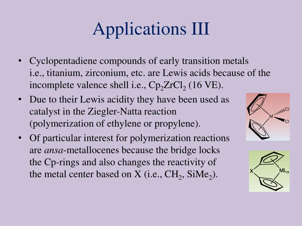 applications iii