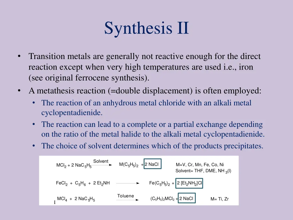 synthesis ii