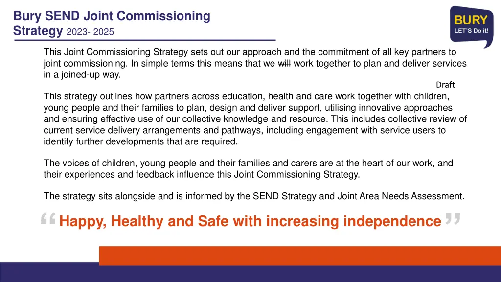 bury send joint commissioning strategy 2023 2025 1