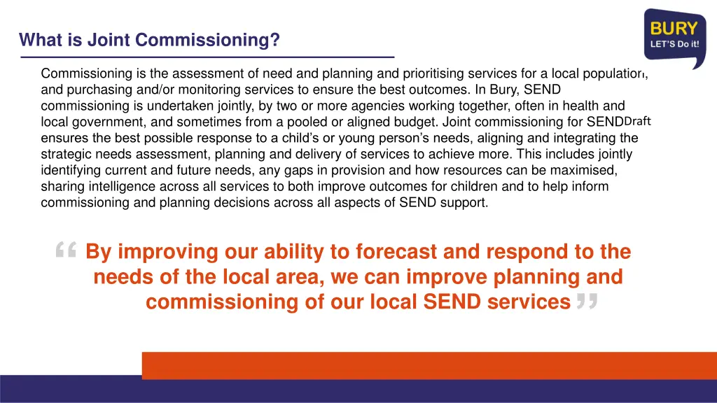 what is joint commissioning