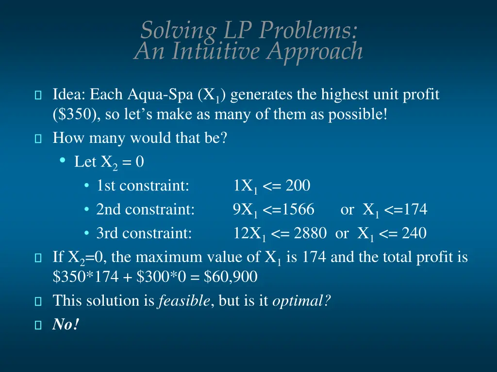solving lp problems an intuitive approach