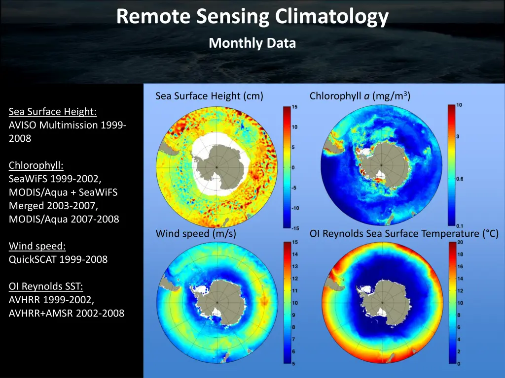 remote sensing climatology monthly data