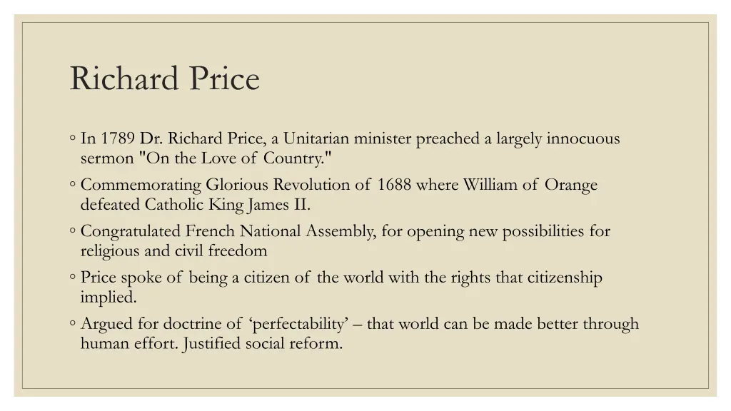 richard price