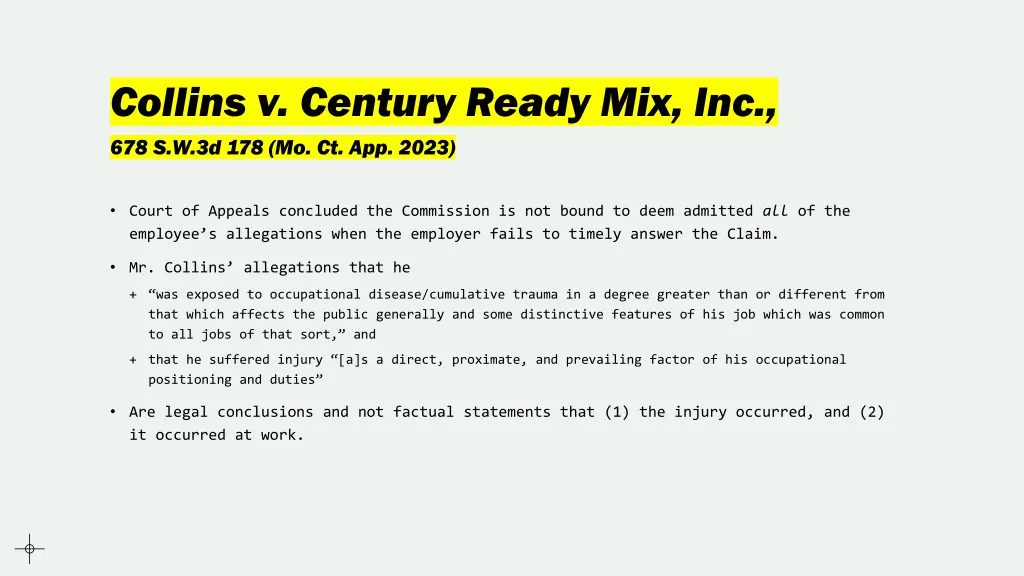 collins v century ready 3
