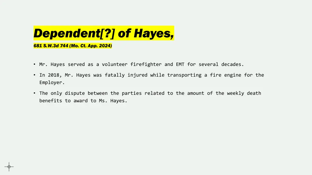 dependent of hayes