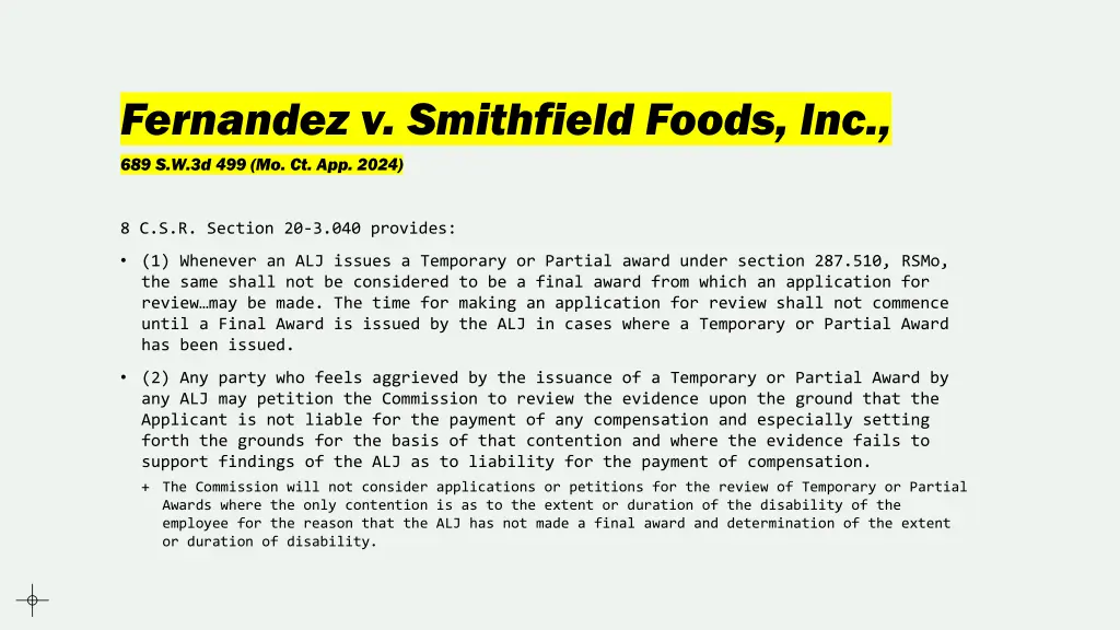 fernandez v smithfield foods inc 2