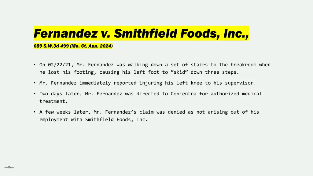 fernandez v smithfield foods inc