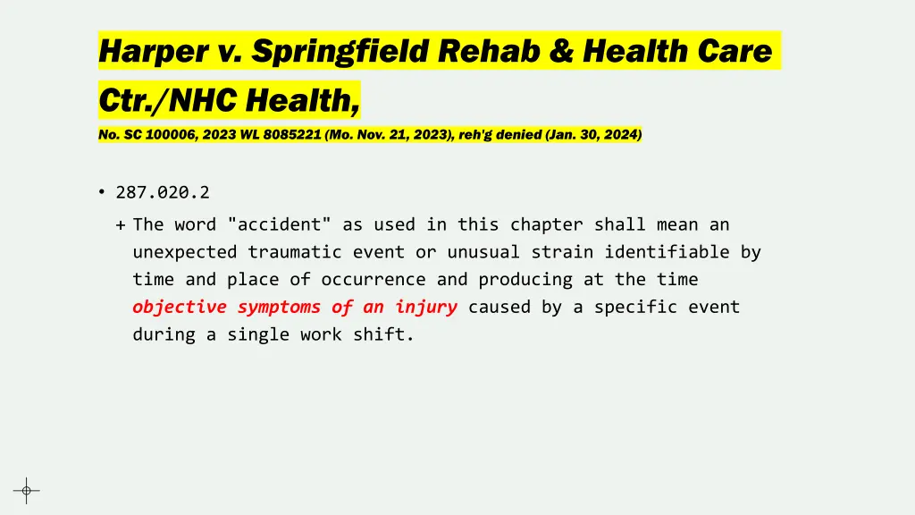 harper v springfield rehab health care
