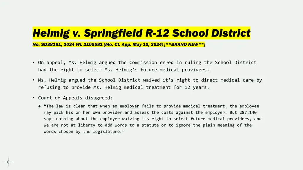 helmig v springfield r 12 school district 4