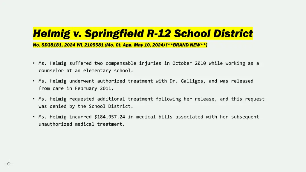 helmig v springfield r 12 school district
