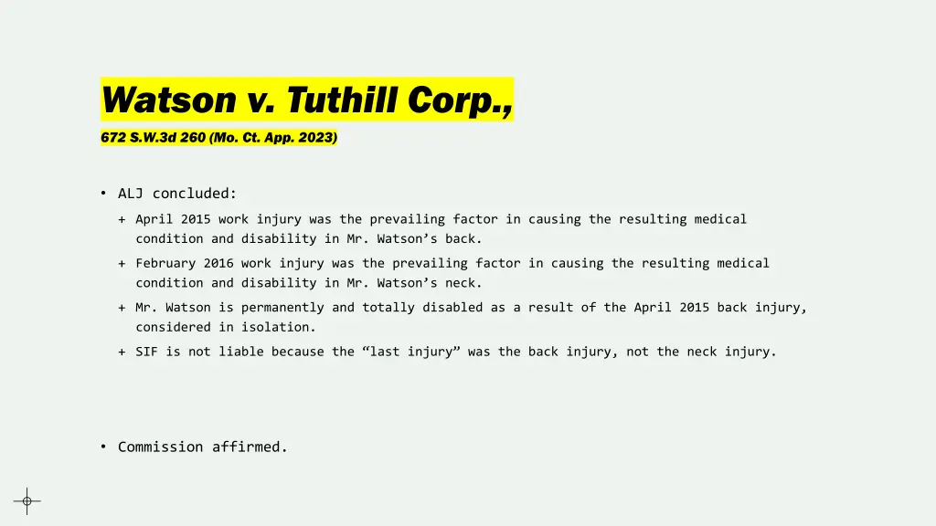 watson v tuthill corp 2