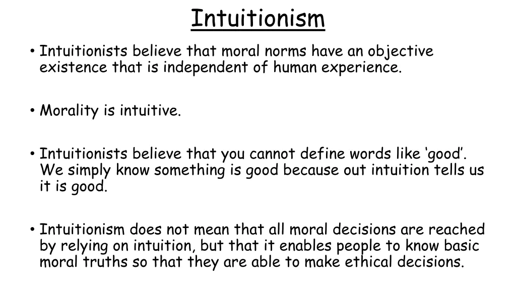 intuitionism 2