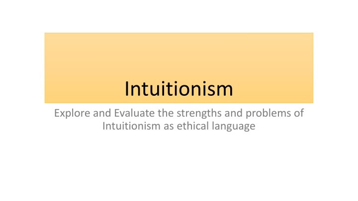 intuitionism
