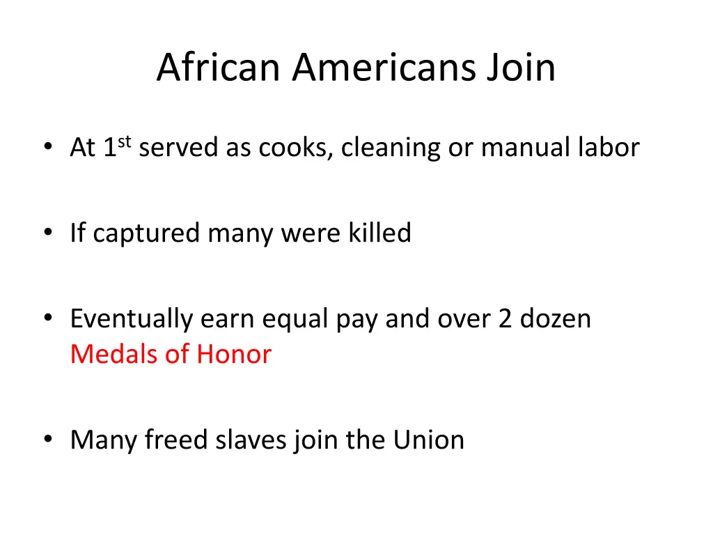 african americans join