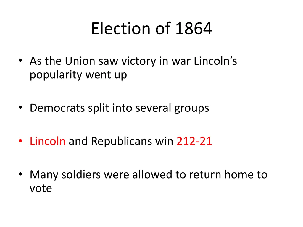 election of 1864
