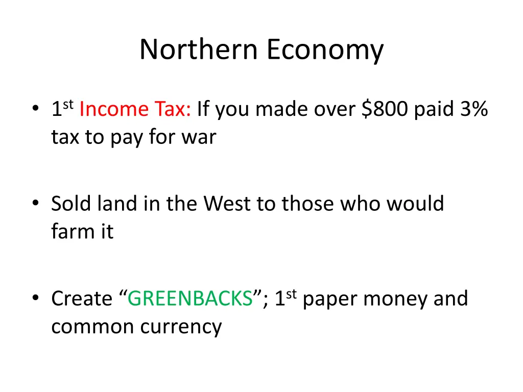 northern economy