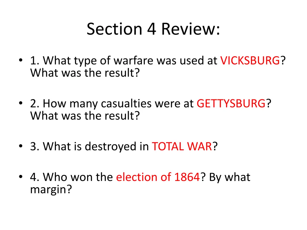 section 4 review