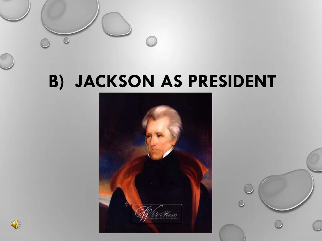 b jackson as president
