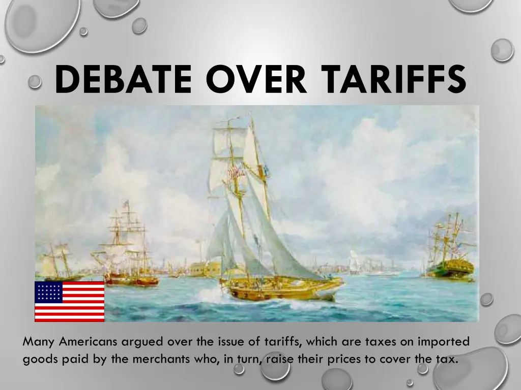 debate over tariffs