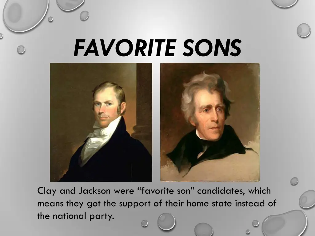 favorite sons