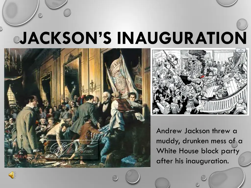 jackson s inauguration