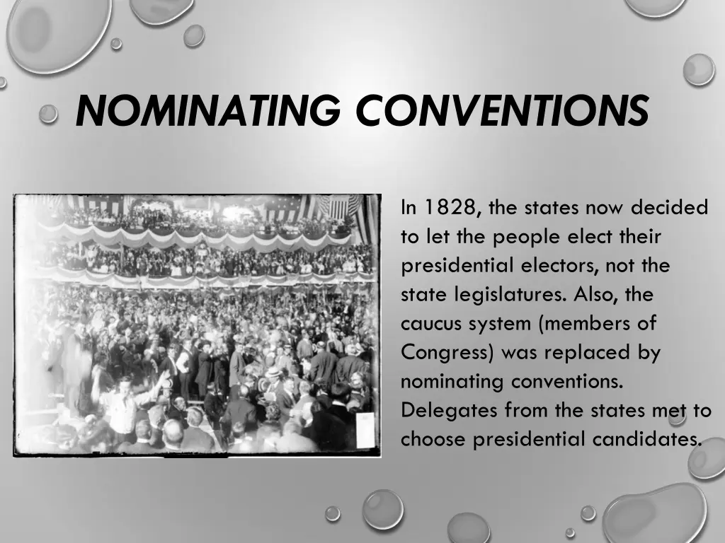 nominating conventions