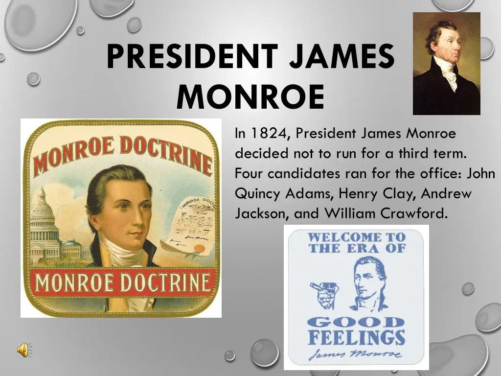 president james monroe in 1824 president james