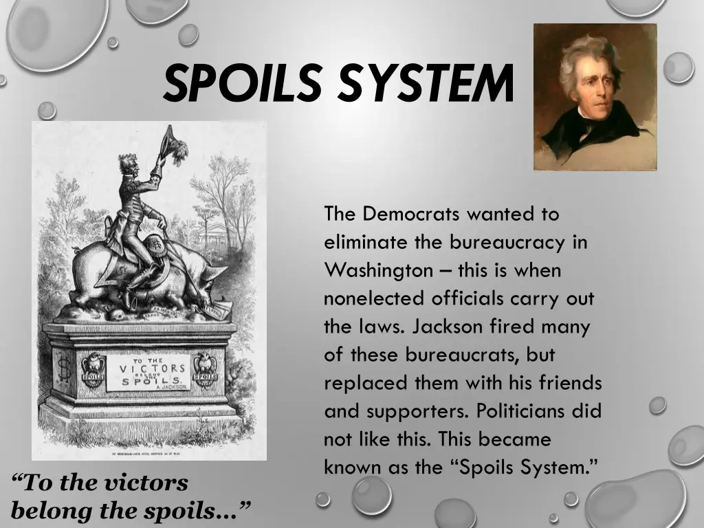 spoils system