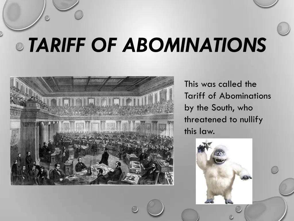 tariff of abominations