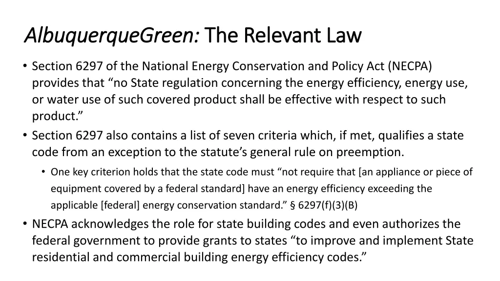 albuquerquegreen albuquerquegreen the relevant law