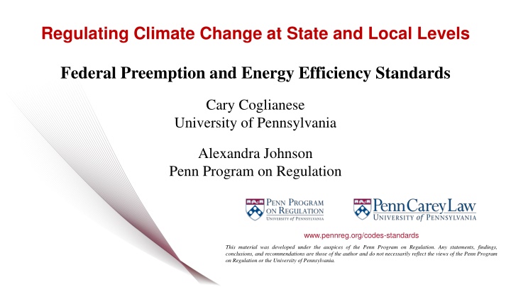 regulating climate change at state and local