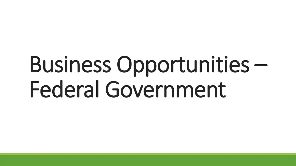 business opportunities business opportunities