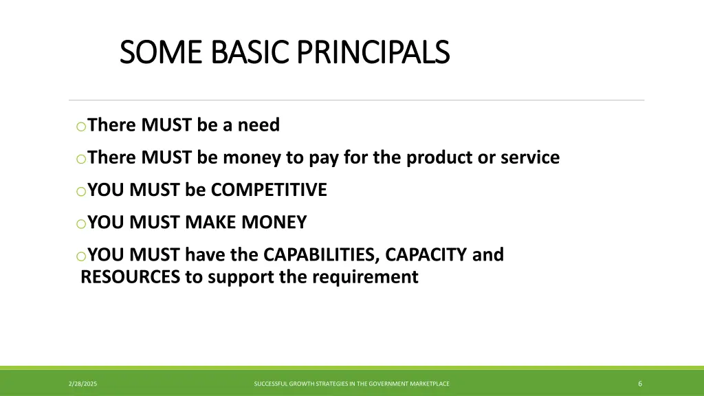 some basic principals some basic principals