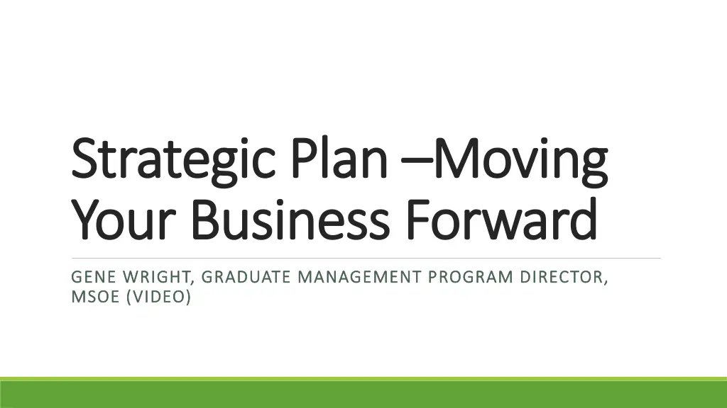 strategic plan strategic plan moving your