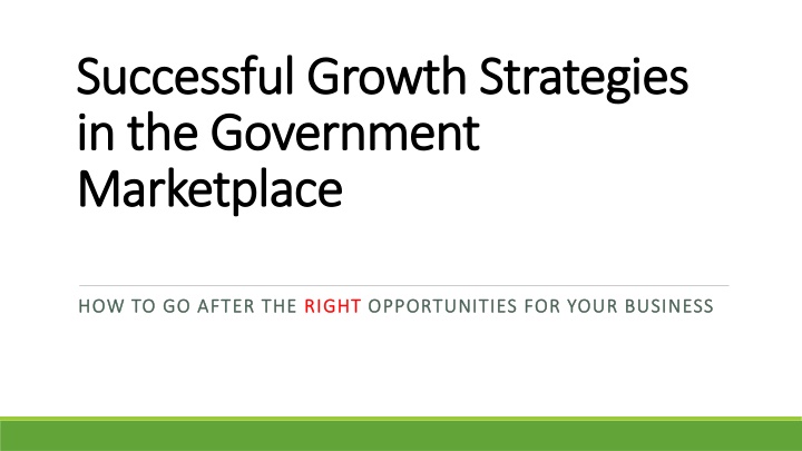 successful growth strategies successful growth