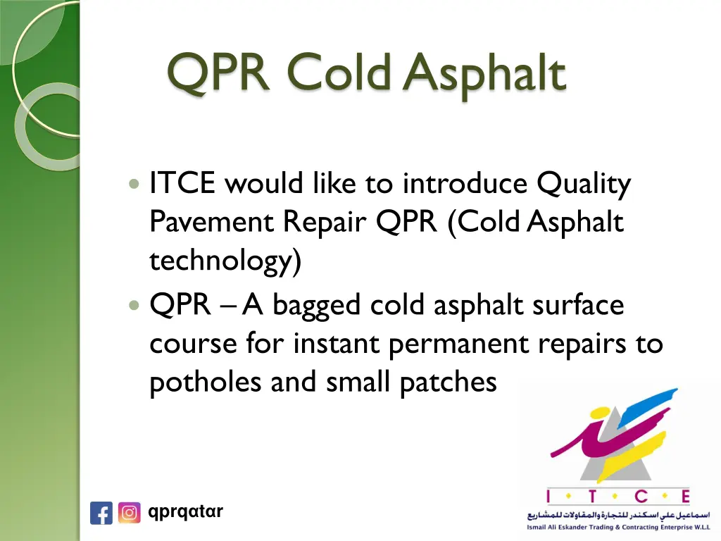 qpr cold asphalt