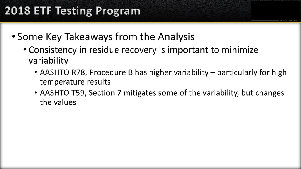 2018 etf testing program 3