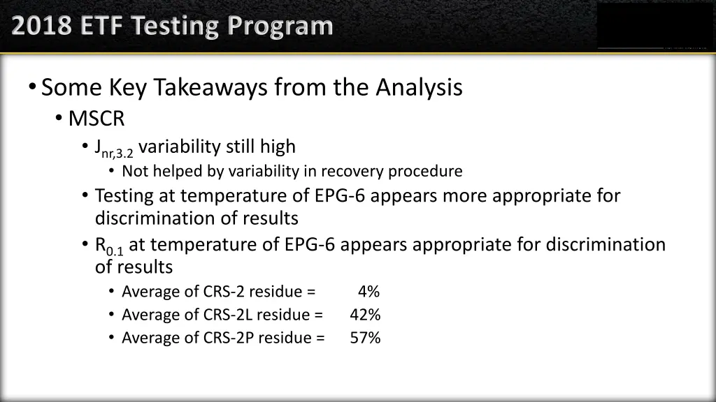 2018 etf testing program 8