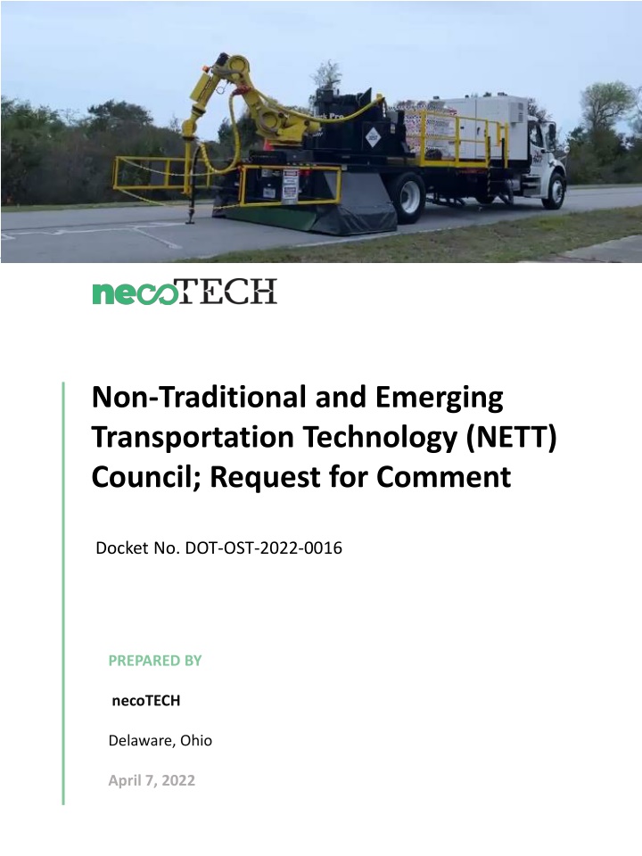 non traditional and emerging transportation