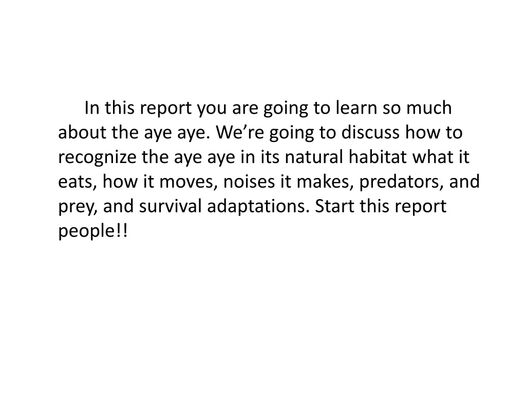 in this report you are going to learn so much
