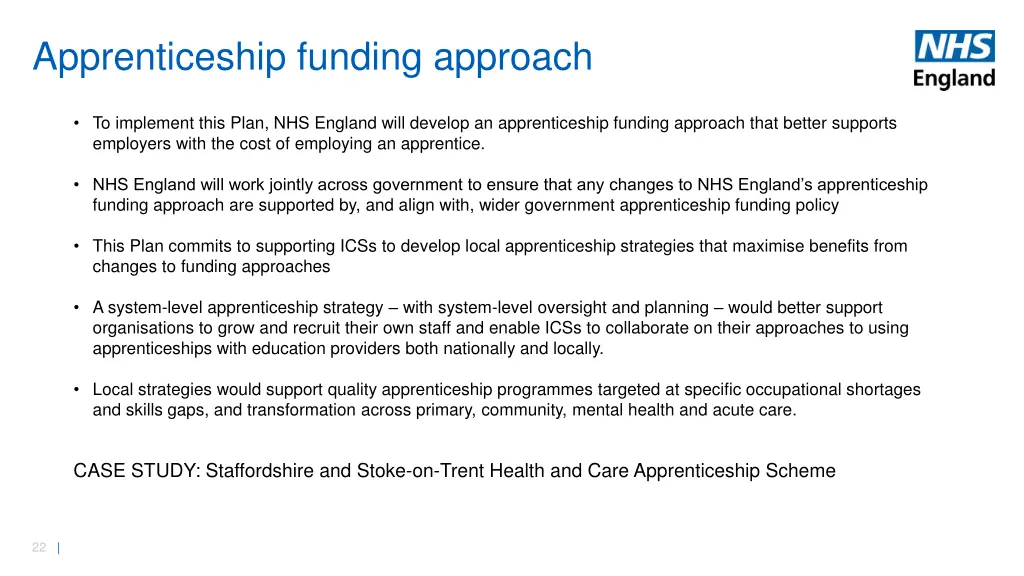 apprenticeship funding approach