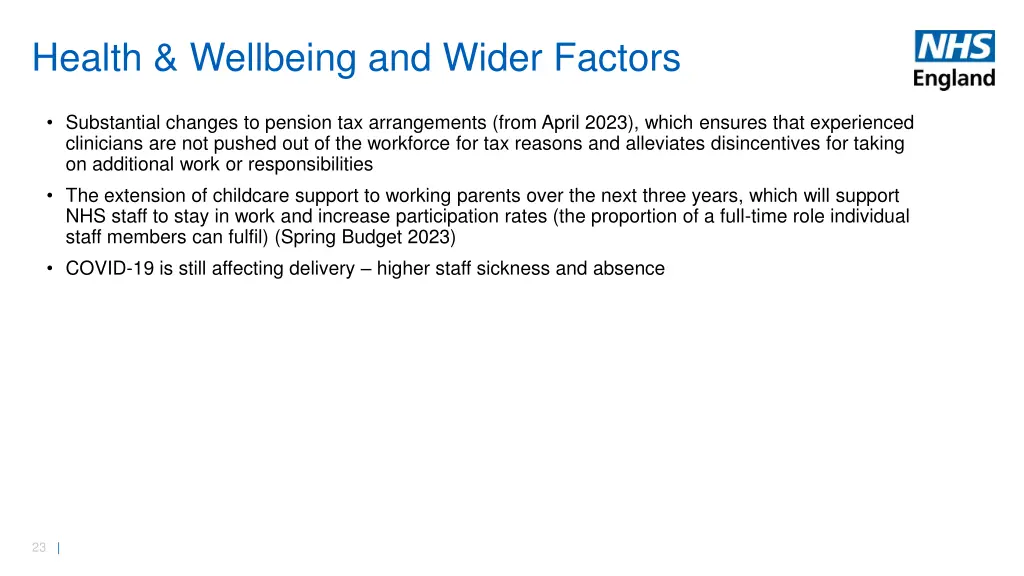 health wellbeing and wider factors