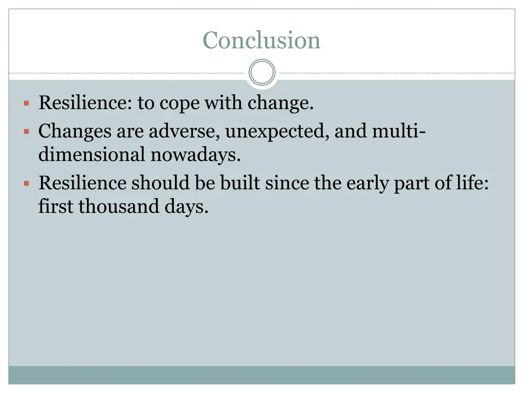 conclusion